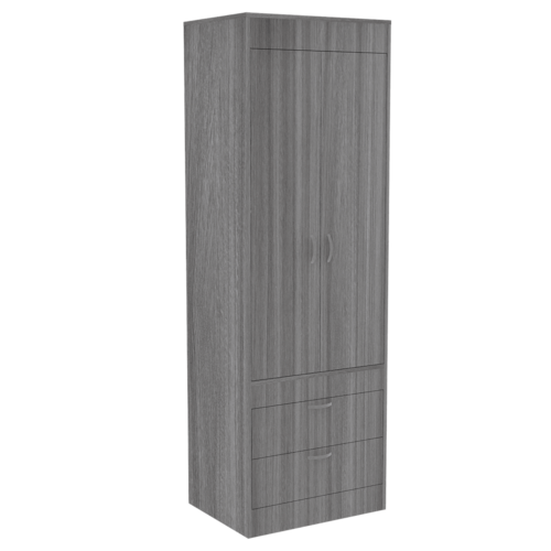 Lisboa Elegant Storage Armoire In Light Gray