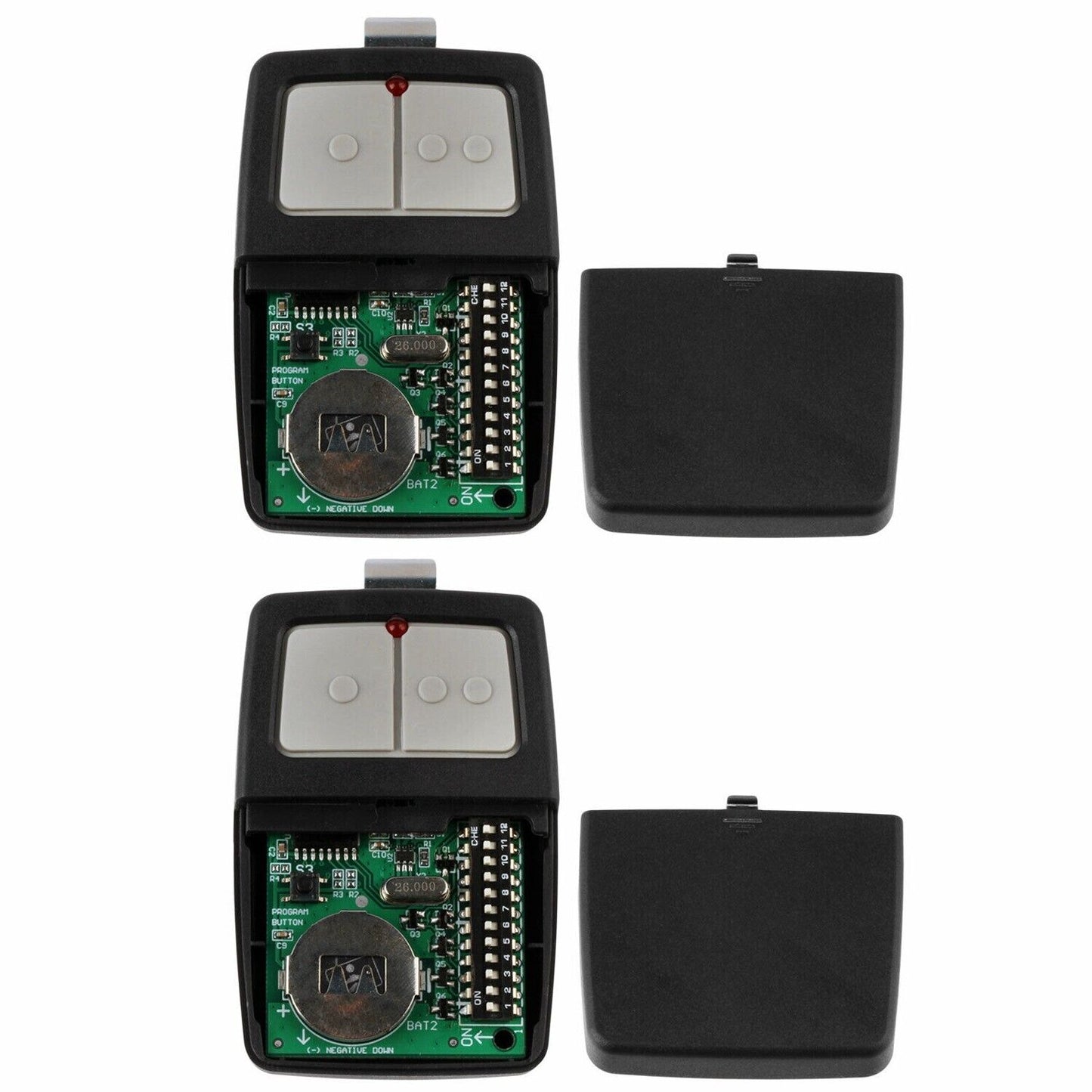 2 For Universal Clicker 375LM 375UT KLIK1U Garage Gate Door Opener