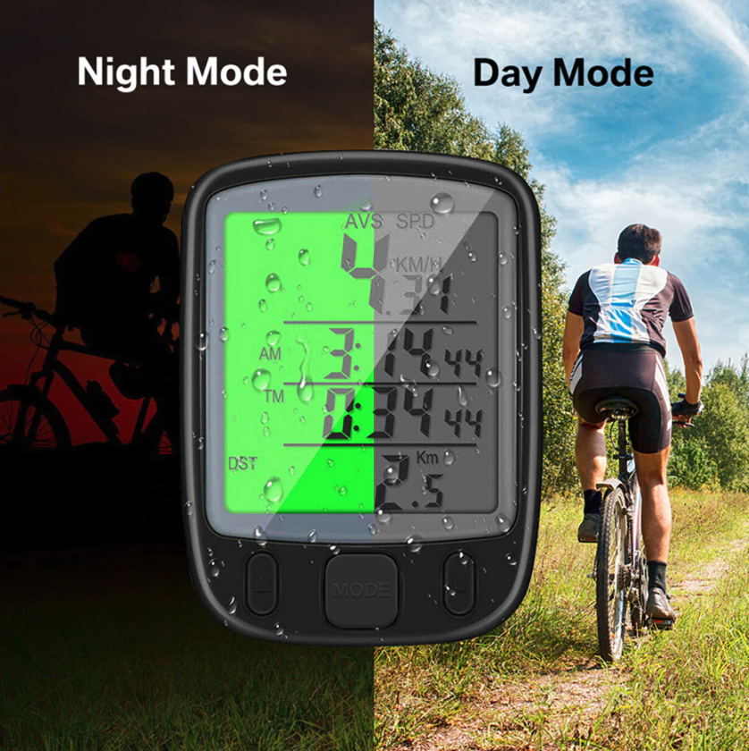 Bike Bicycle Speedometer Cycle Digital Odometer Computer Waterproof