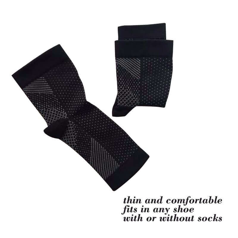 Anti-Fatigue Compression Sock for Improved Circulation, Swelling, Plan