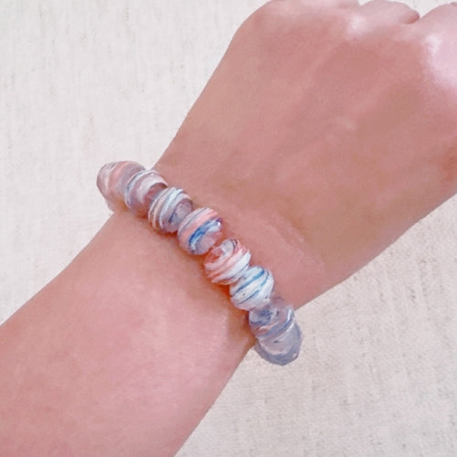 Zion Canyon Glass Bead Stretch Bracelet