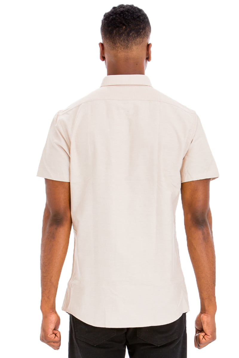 SIGNATURE SHORT SLEEVE BUTTON DOWN SHIRT M3514