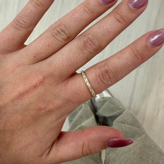 Aimee CZ Bezel Ring