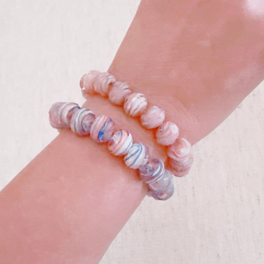 Zion Canyon Glass Bead Stretch Bracelet