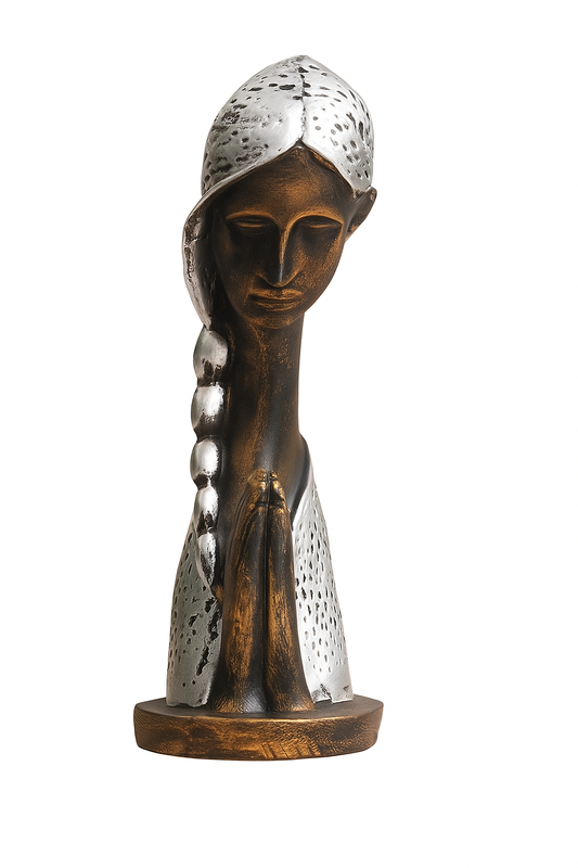 Handcrafted Welcome Namaste Lady Figurine | Decorative Indian Lady